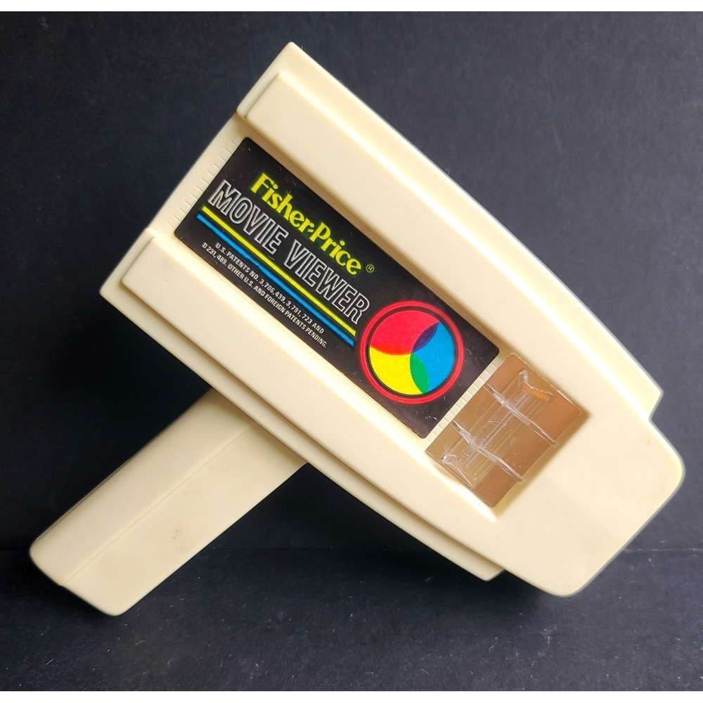 Vintage Fisher Price Movie Viewer + 1973 Disneys Lonesome Ghosts Cartridge